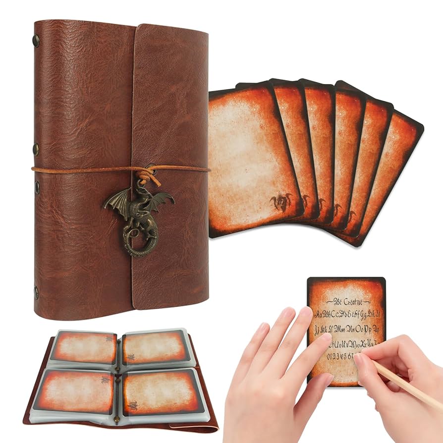 Amazon.co.jp: 魔法書カードホルダー DND RPG ポケット魔法帳